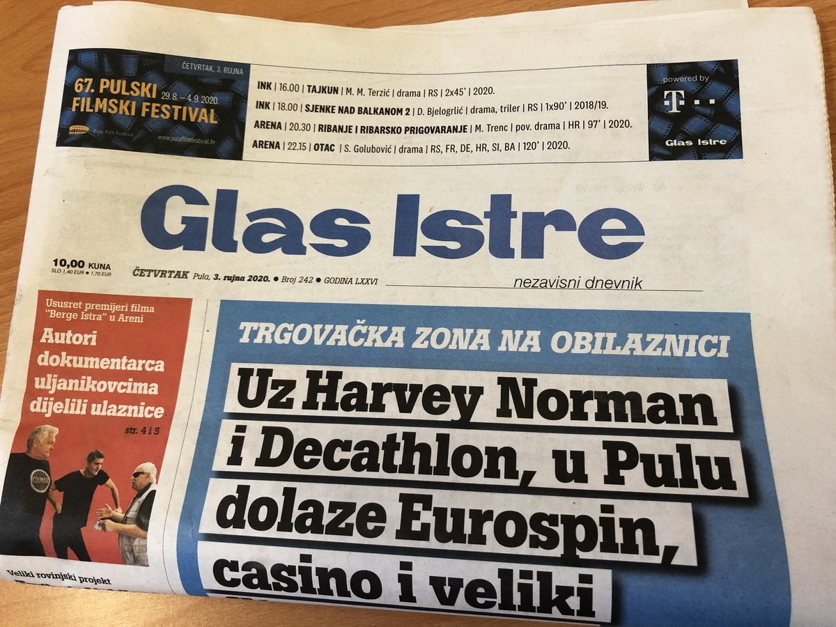 Glas Istre se ponovo pretvorio u kamilicu