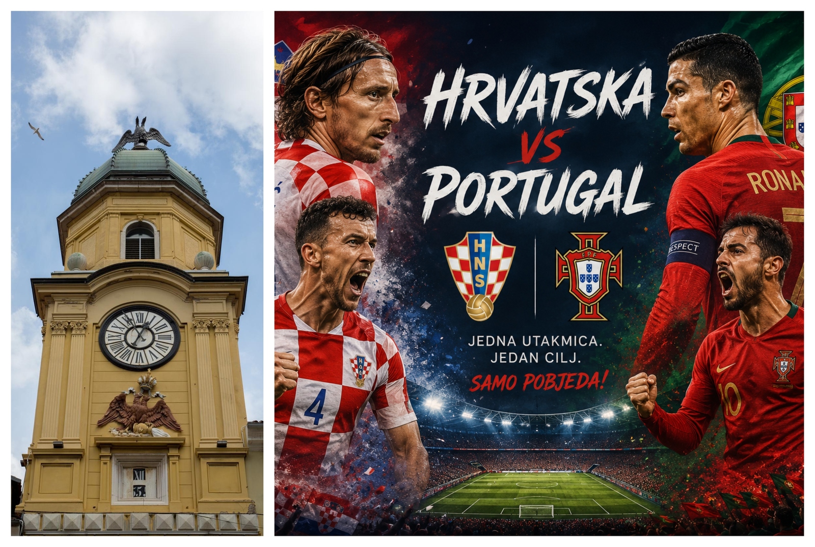 Utakmice noćne - zabave moćne. Evo kako će završiti utakmica Hrvatska - Portugal