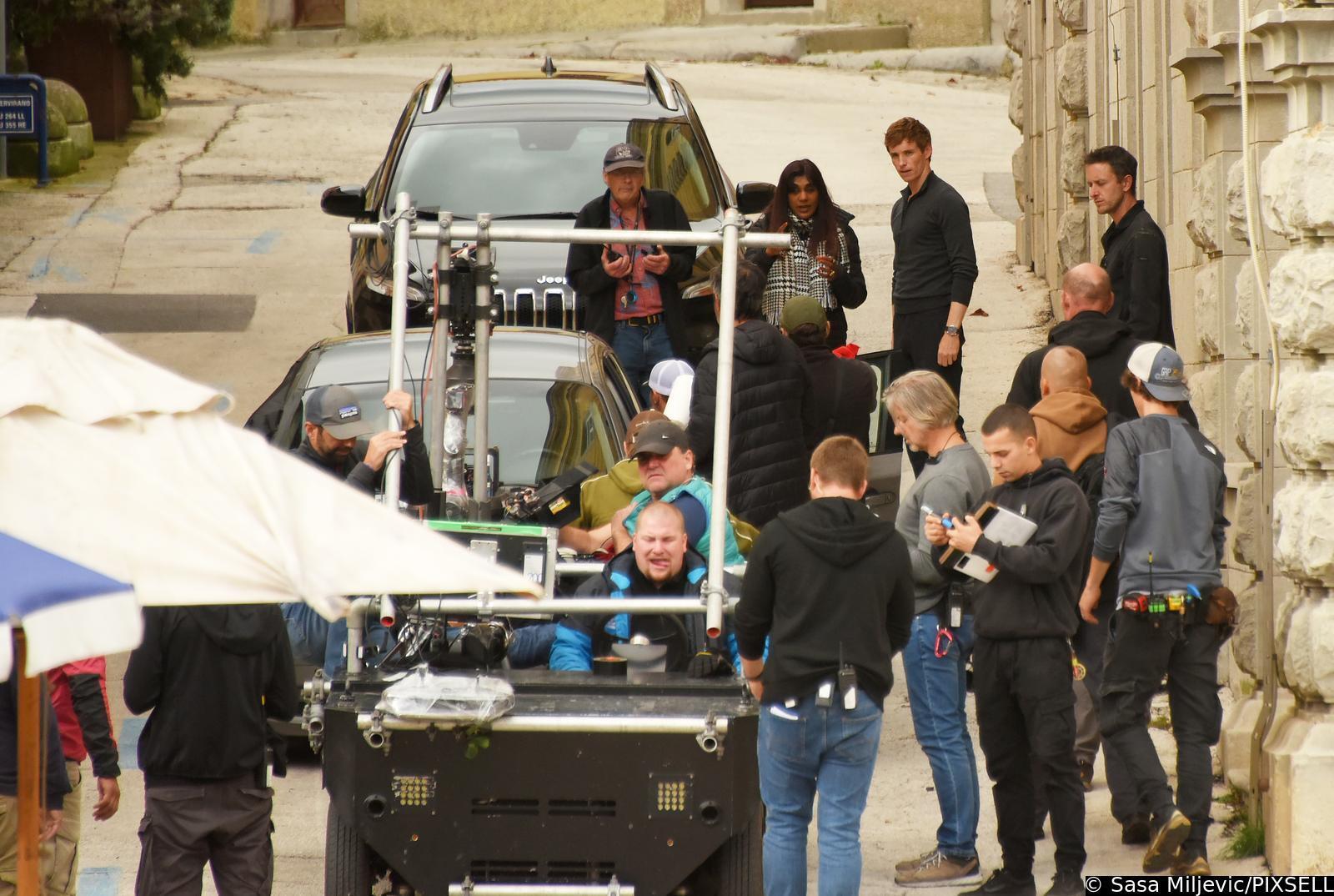 Oskarovac Eddie Redmayne na snimanju filma u Labinu (Foto: Saša Miljević/Pixsell)