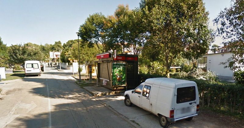 Opljačkani kiosk u Ulici Anke Butorac