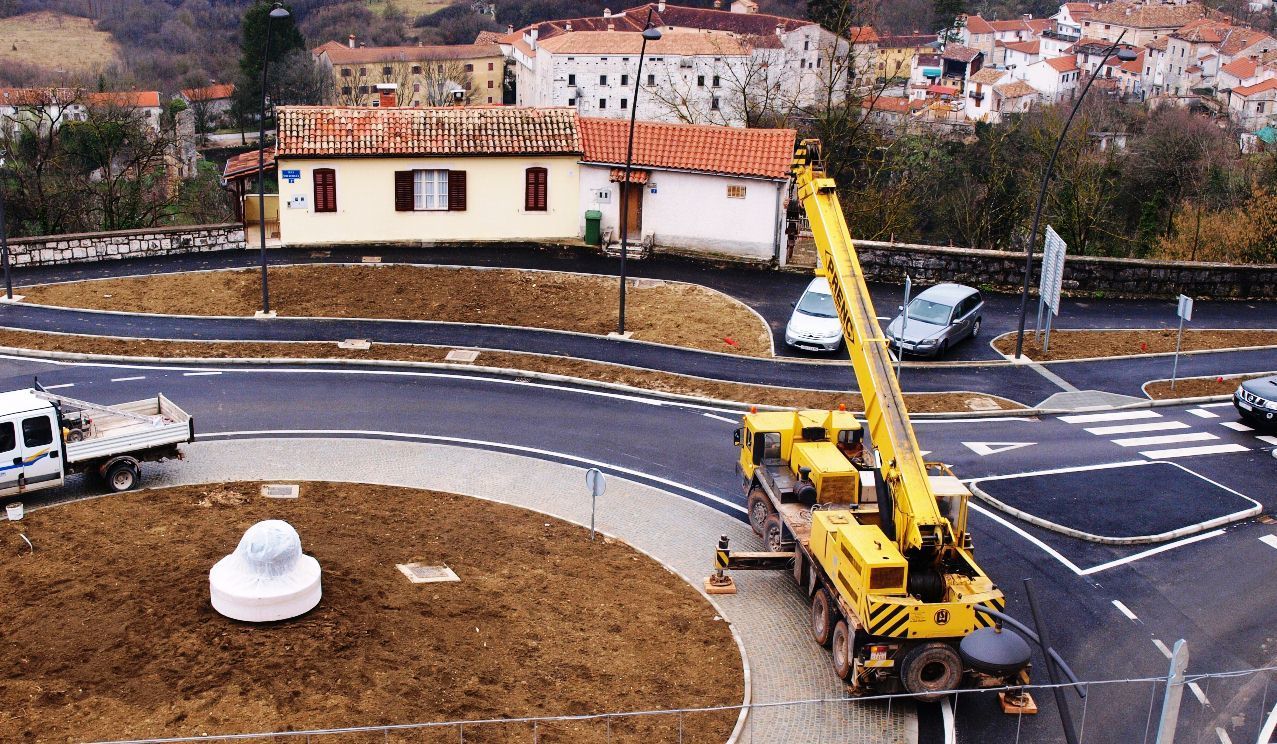 Kružni tok na Štranjgi u Pazinu (Foto: Arhiva)