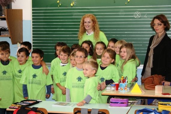 Poreč: Povodom Dječjeg tjedna zamjenica gradonačelnika posjetila Talijansku osnovnu školu B.Parentin