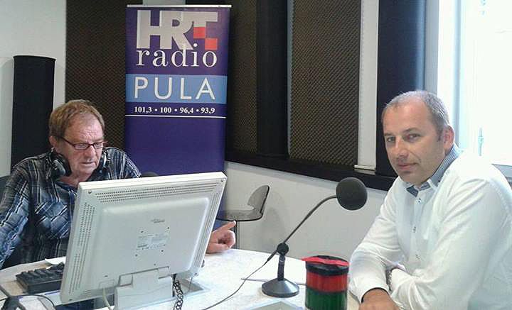 Marko Bijažić i Renato Krulčić (Foto: Facebook HRT Radio Pula)