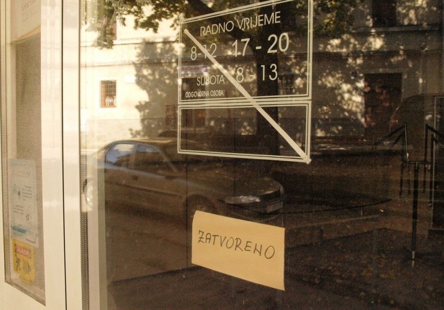 Sve više poslovnih prostora ostaje prazno