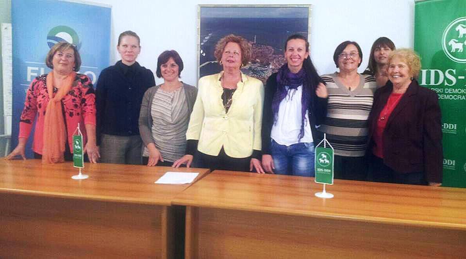 Izabrane članice Kluba žena podružnice IDS-a Rovinjštine