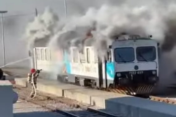 Zapalio se vlak u Lupoglavu, putnici su svi evakuirani
