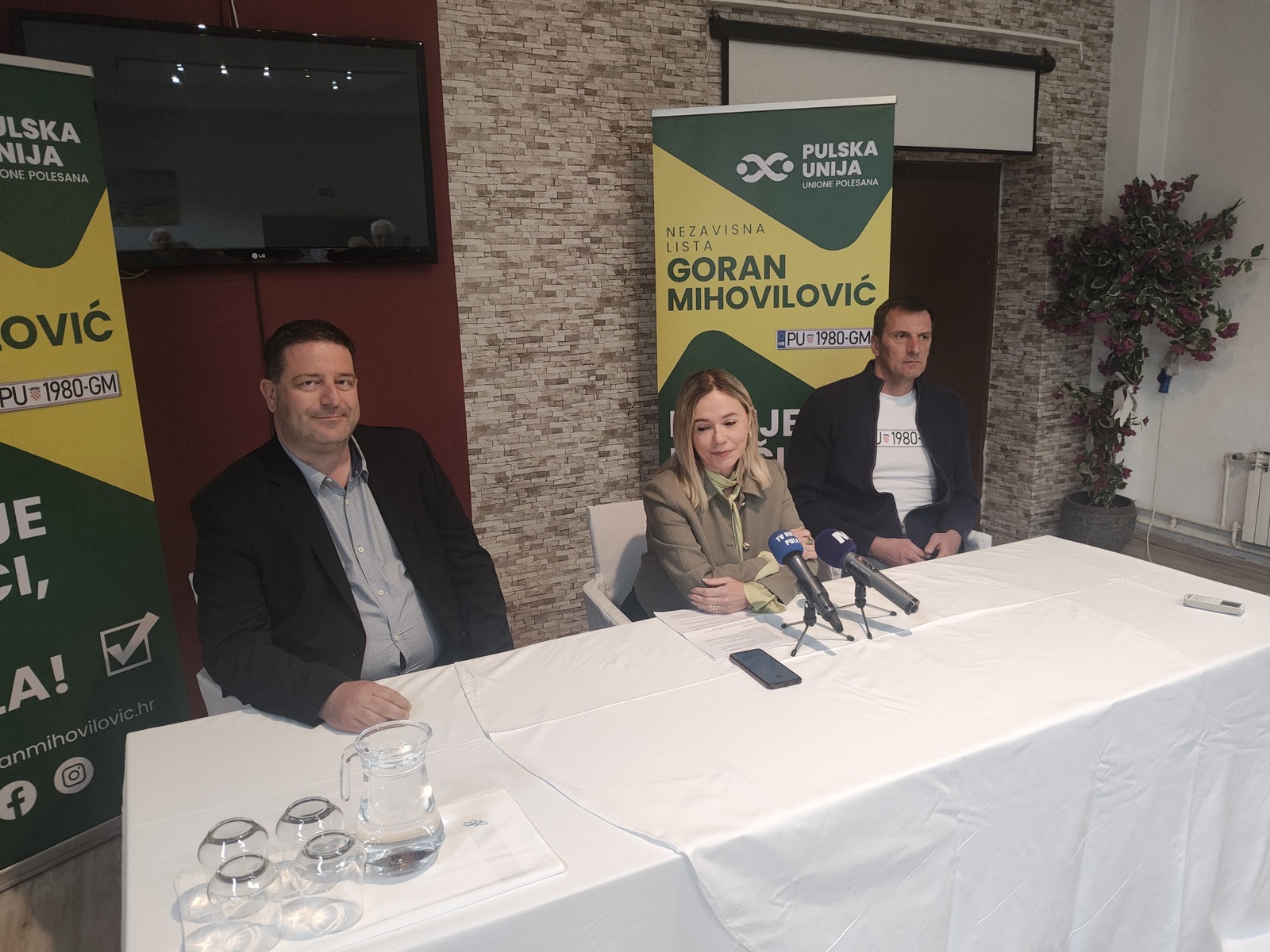 Goran Mihovilović, Ivona Močenić i Sandro Nicević (foto: Ivor Balen)