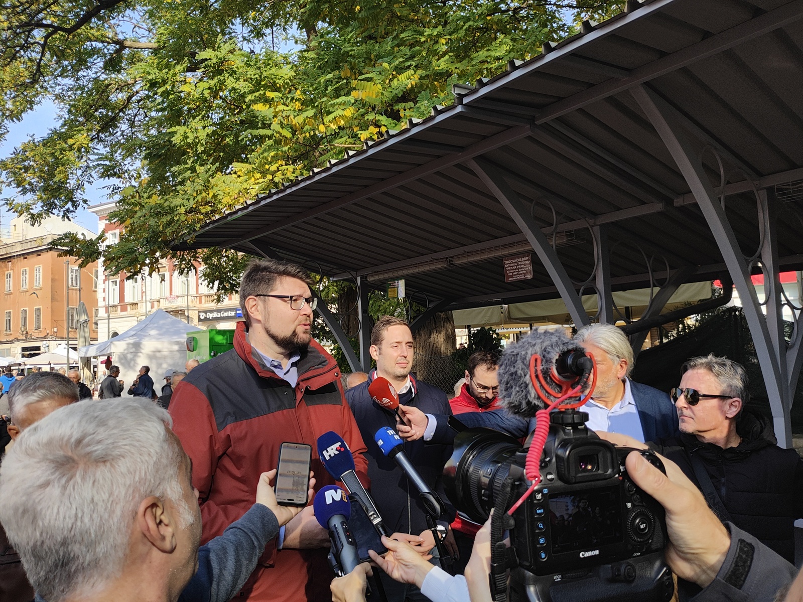 Grbin i Gordić na pressici u studenom prošle godine (foto: Ivor Balen)