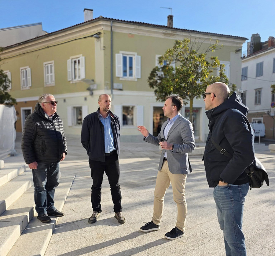 Ugo Musizza, Marino Poropat, Loris Peršurić i Ivan Herak