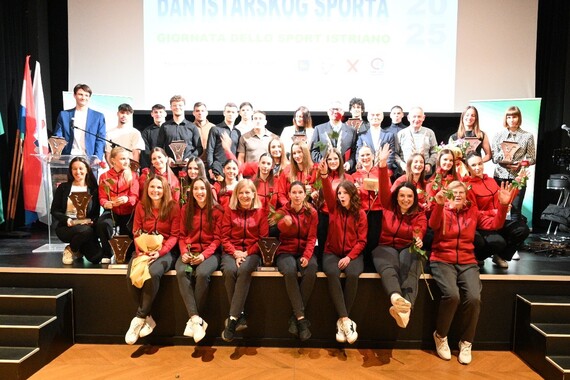 Laureati Nataša Ravnić i Giovanni Cernogoraz te kuglačice Istre Poreč i judaši Istarskog borca