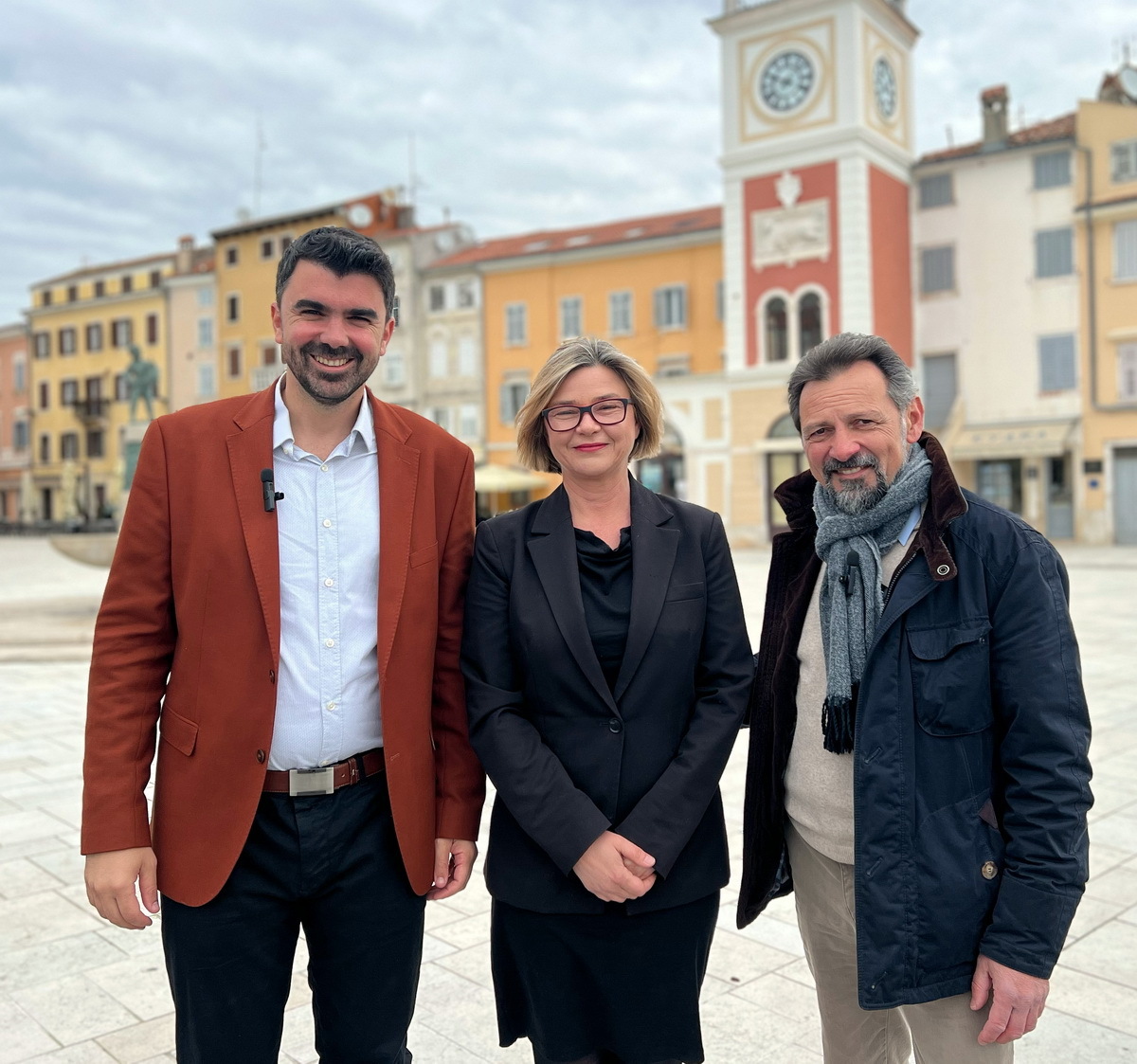 Slaven Boljun, Sandra Benčić i Siniša Škaberna