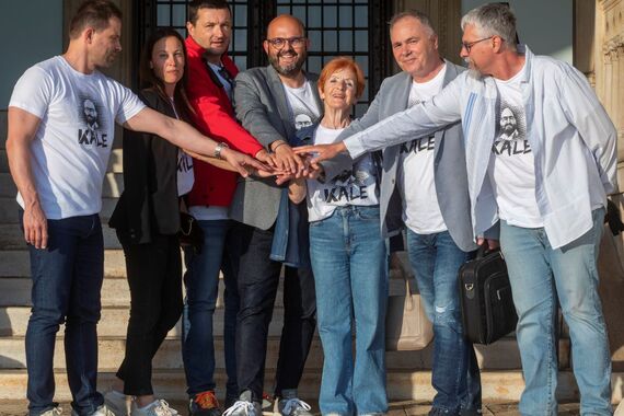 Alen Kalčić predao potpise za gradonačelnika: 'Ovo je poruka, Porečani žele pravedniji grad'