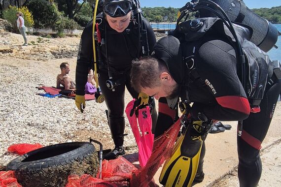 Ronioci očistili more u 'šampionu hrvatskog turizma': Pogledajte koliko su otpada izvadili