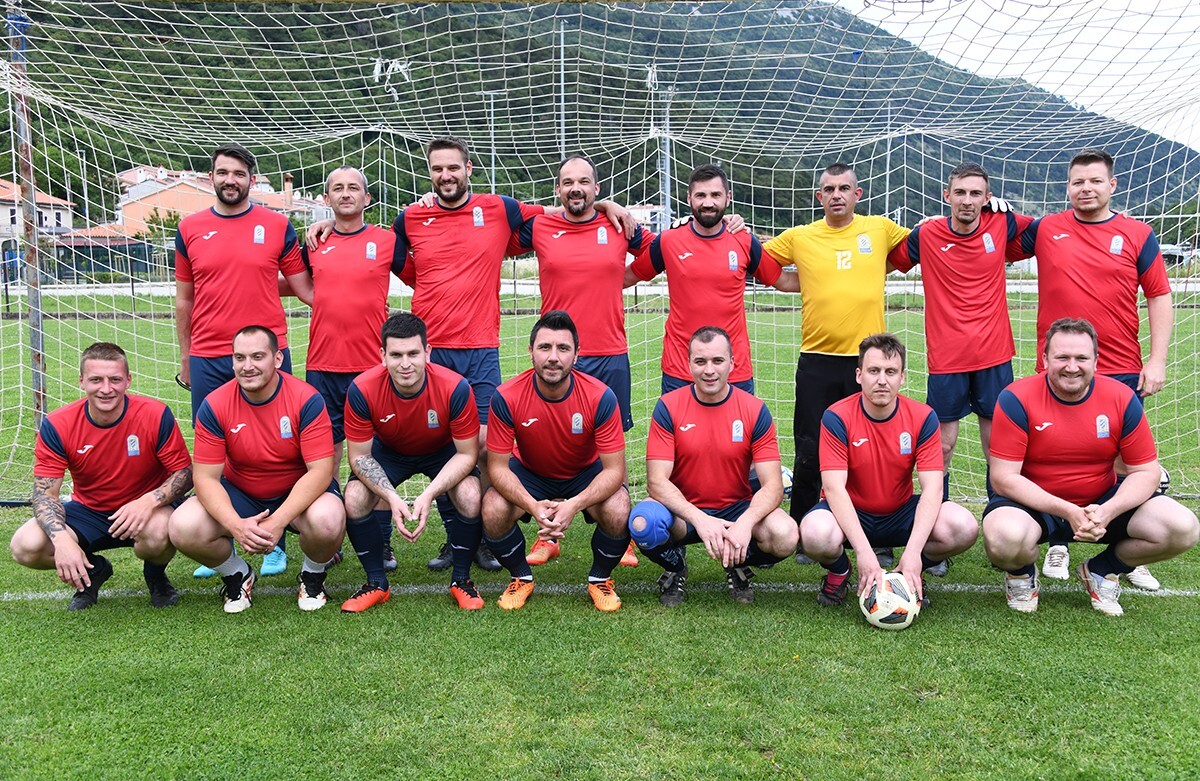 Nogometaši Plomina (foto: Roberto Matković)