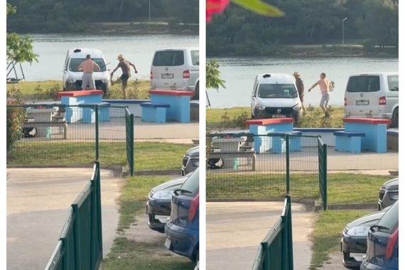 USRED BIJELA DANA Dva rabijatna tipa šutirala auto u Medulinu, a onda mu iščupala poklopac felge!   