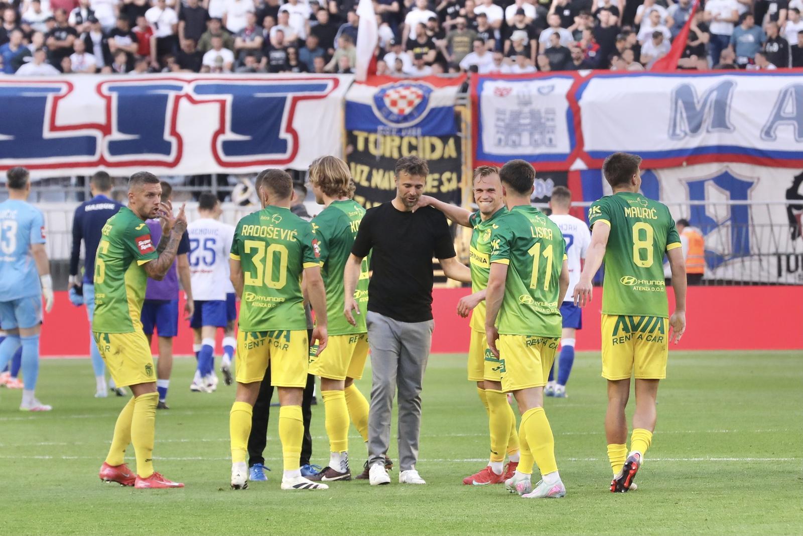 Gonzalo Garcia slavio je s Istrom protiv Hajduka proljetos na Poljudu (foto: Ivo Čagalj / PIXSELL)