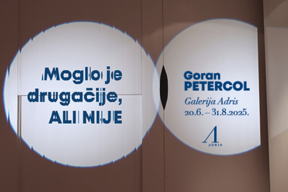 Odgođeno otvorenje izložbe Gorana Petercola u galeriji Adris