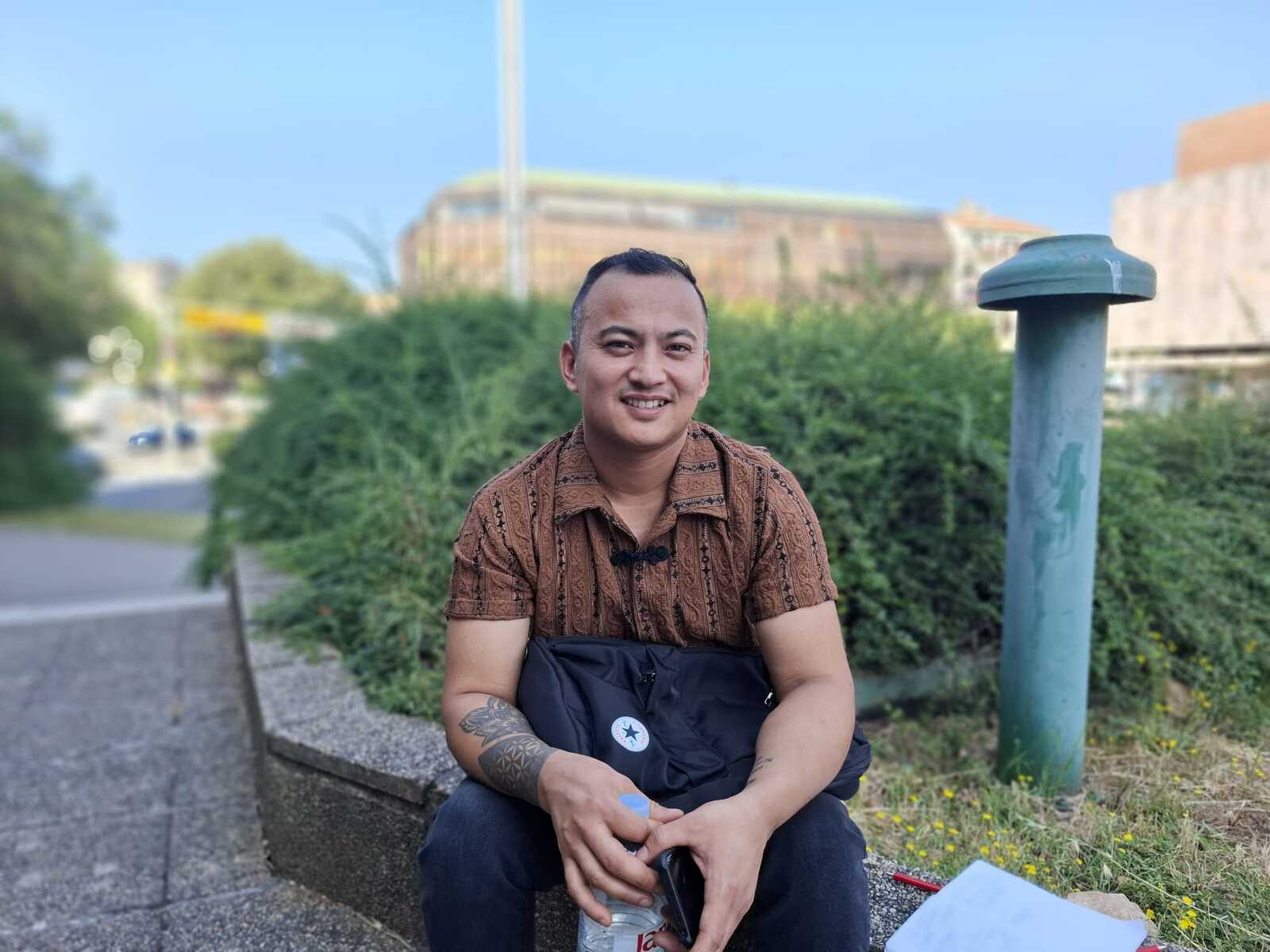 Naren Maharjan radi u Puli kao picajolo (Foto: Mirjana Vermezović Ivanović)