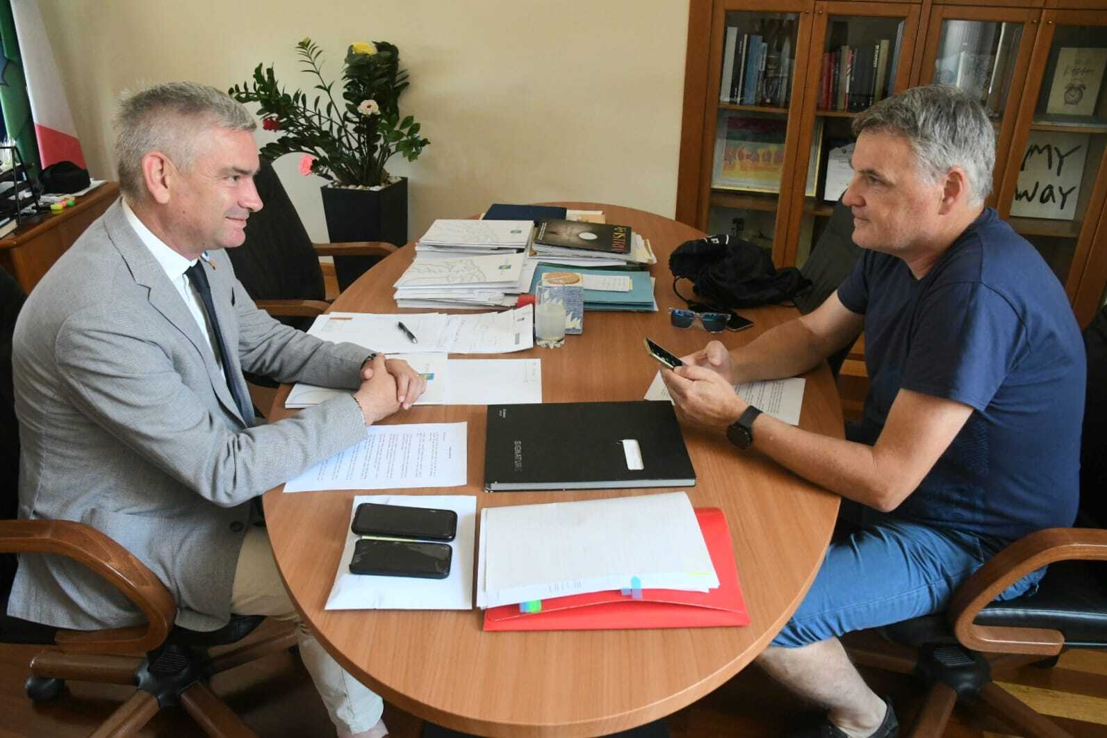 Boris Miletić i Milan Pavlović, glavni urednik Istarskog.hr