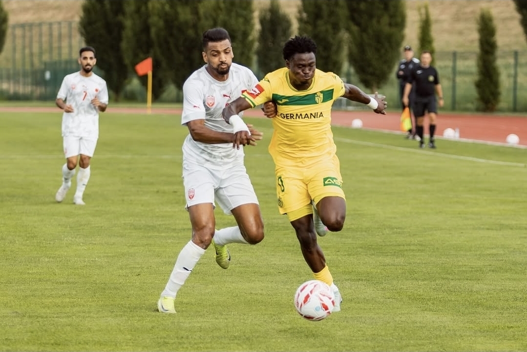 DVOSTRUKI STRIJELAC - Salim Fago Lawal u utakmici protiv Bahreina (foto: NK Istra 1961)