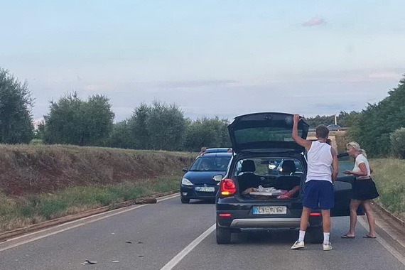 Naletio na srnu kod Kaštelira