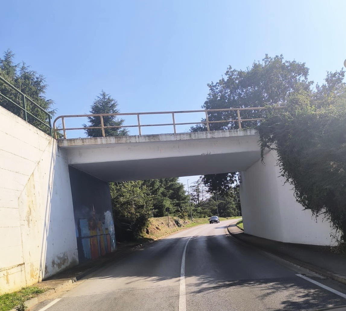 Nadvožnjak kod kojeg je jučer došlo do nesreće (foto: Google Maps)