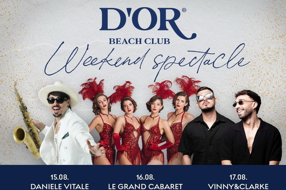 Vikend spektakla u D'or Beach Clubu – kulminacija uz talijanski duo Vinny & Clarke