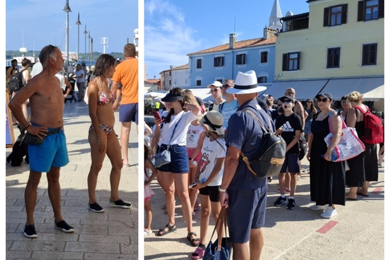 Tko se žali da nema turista? Ovo je stanje u Fažani u 9 ujutro…