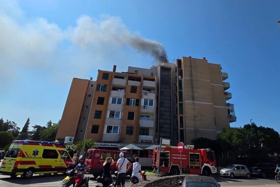 DRAMATIČAN POŽAR Gorjela stambena zgrada, stanari evakuirani - jedna osoba u bolnici