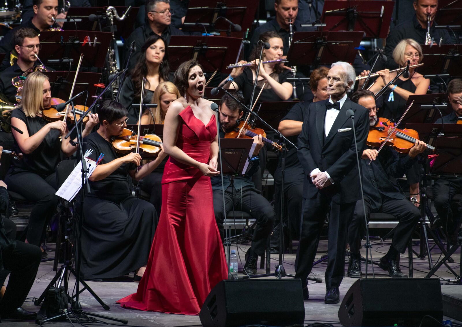 Dušica Bijelić i José Carreras (foto: Damir Bošnjak)