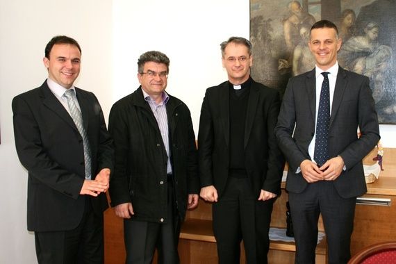 Župan i porečki gradonačelnik posjetili biskupa Kutlešu