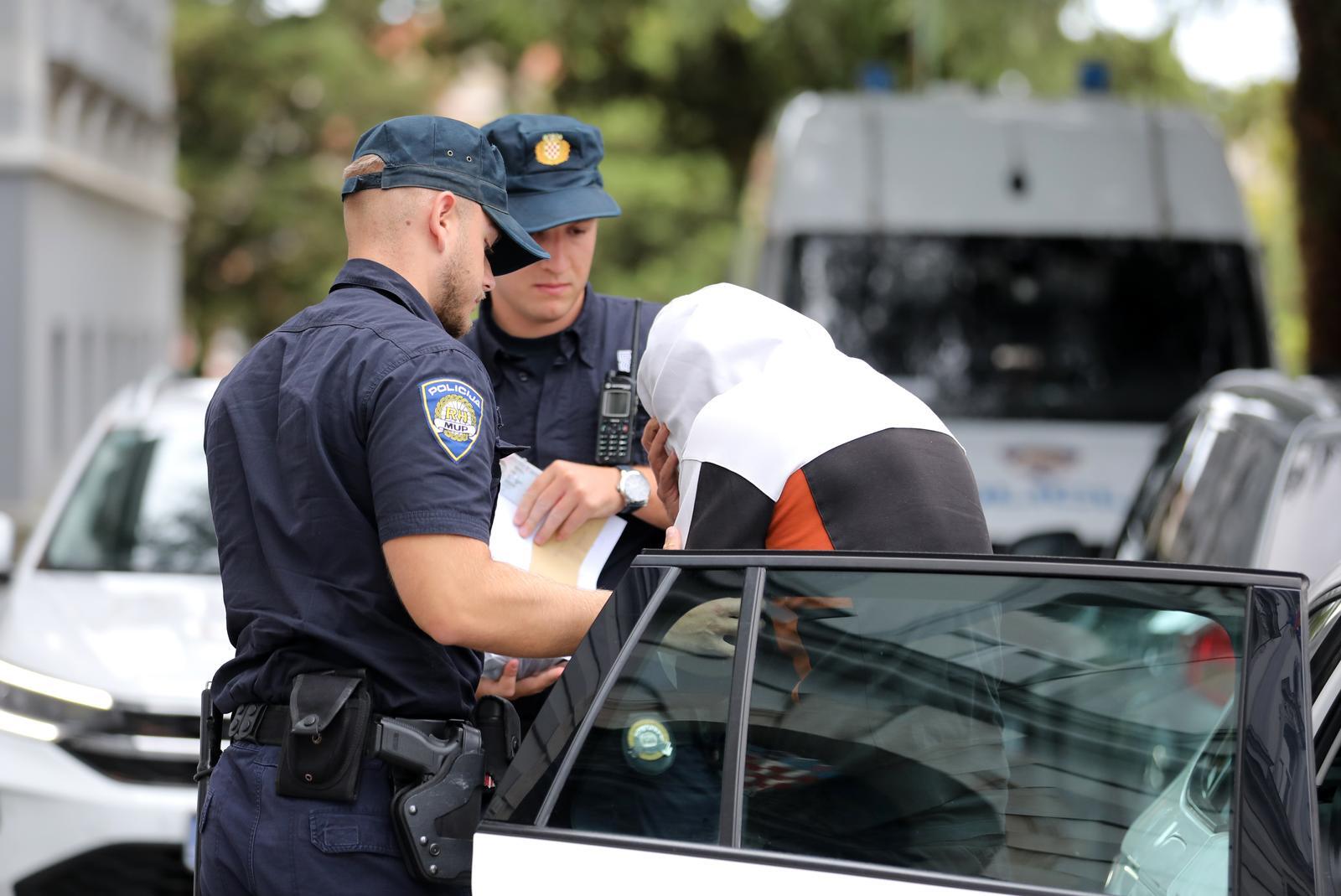 Na fotografiji dovođenje pred sud Denisa Vojnikovića (Foto: Saša Miljević/PIXSELL)