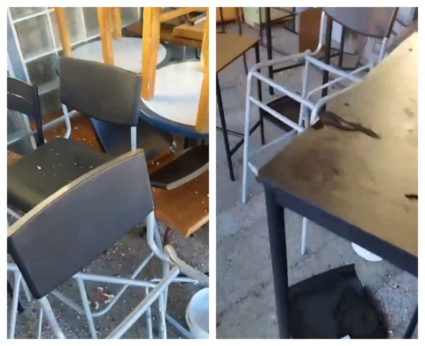 Tragovi krvi i kaos na terasi tržnice jutro poslije napada