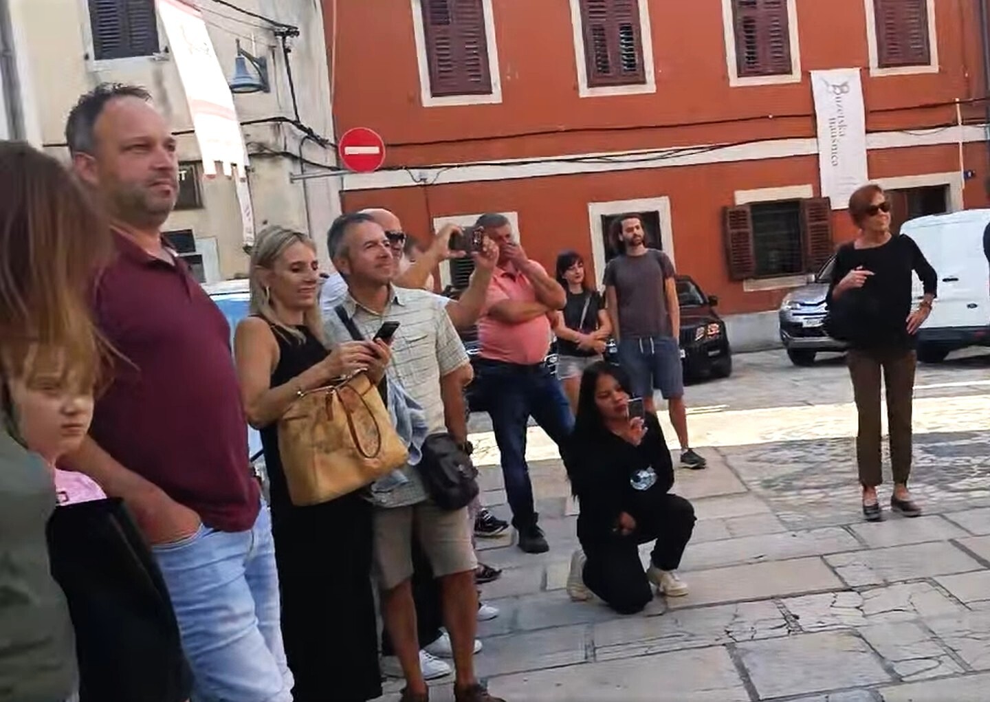 Mještani su se pozdravili limenu glazbu na Titovom trgu