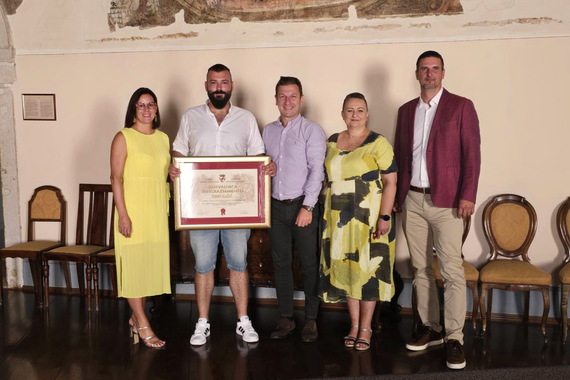 Diego Ružić primio priznanje za herojsku reakciju tijekom oluje
