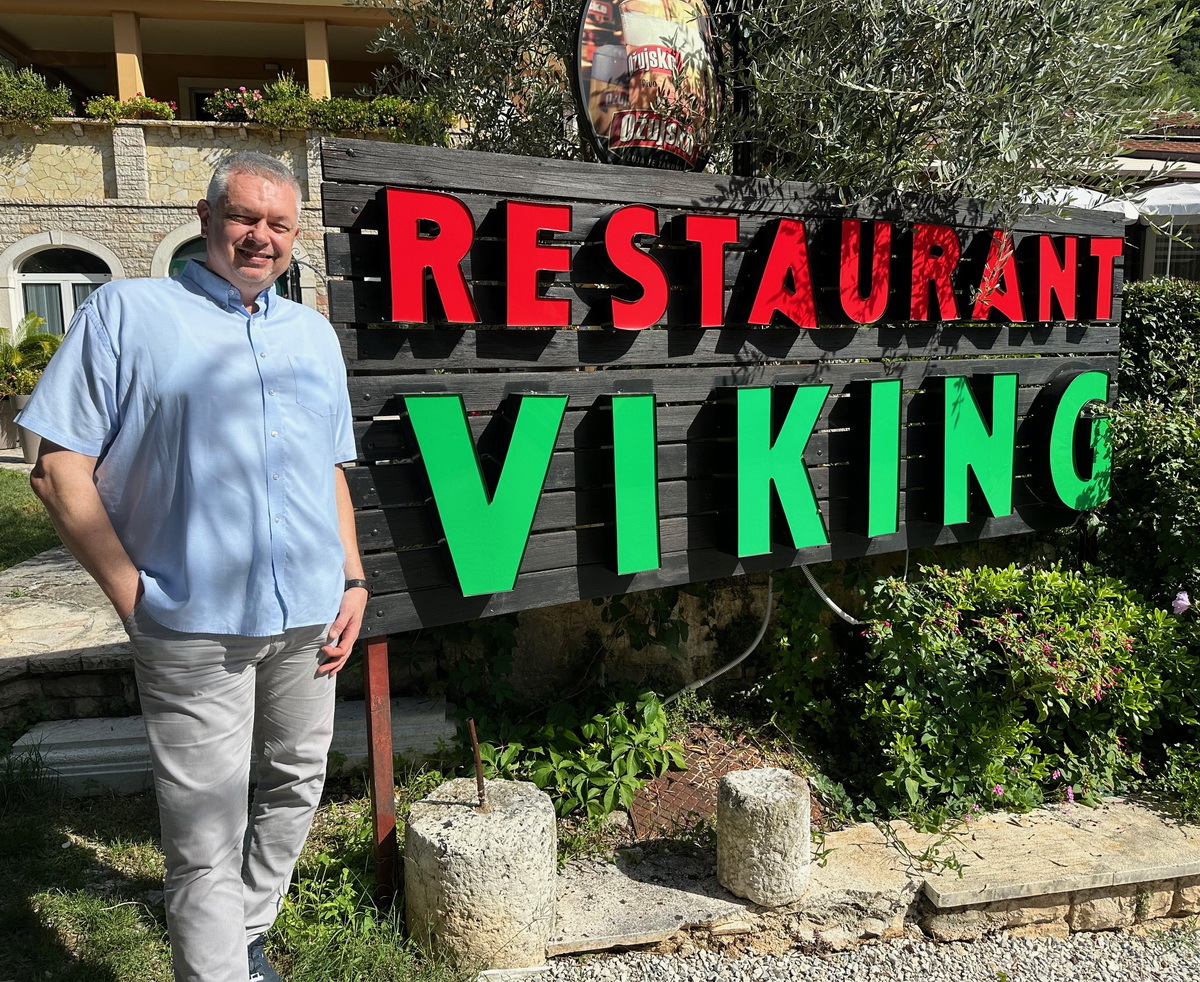 Vili Matošević, vlasnik restorana Viking (foto: Nenad Čakić)