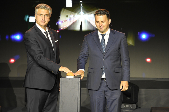 Premijer Plenković: 'Ovaj tunel bit će trajni i čvrsti spoj Istre s Hrvatskom'