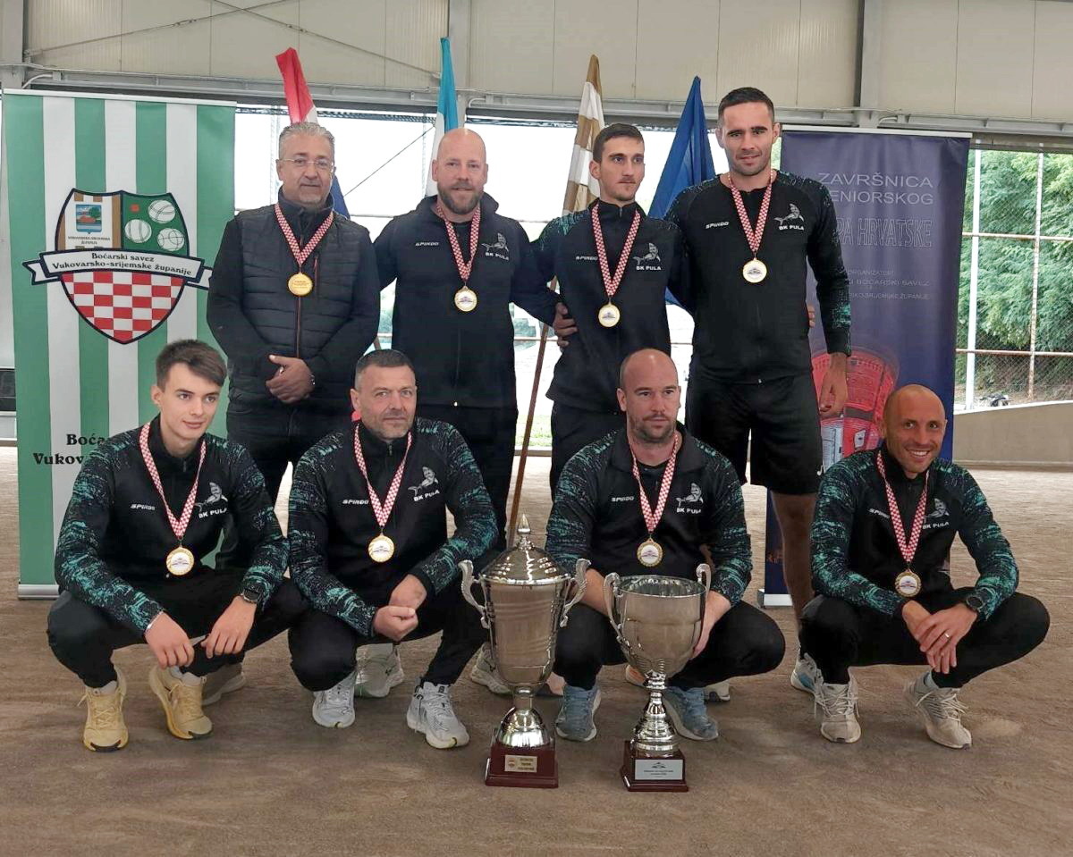 Boćari Pule, osvajači Kupa Hrvatske (foto: HBS)