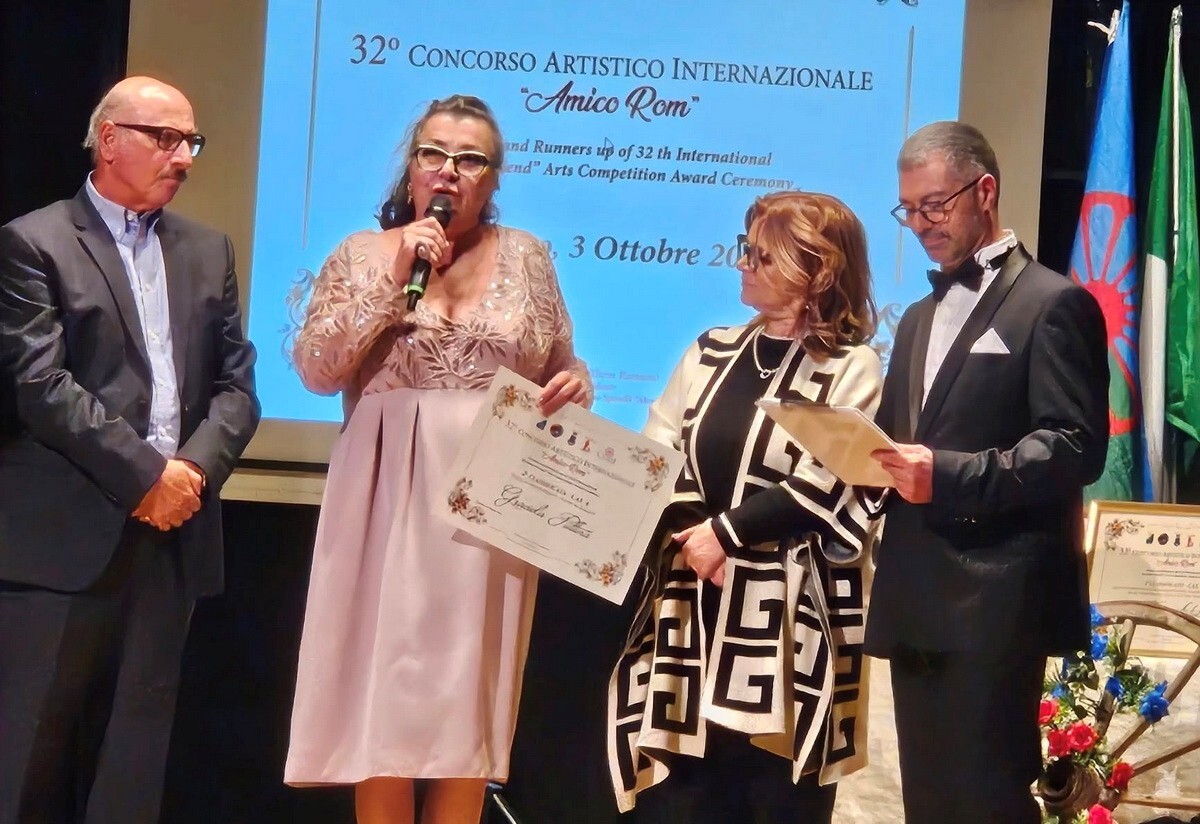 Gracijela Putina na dodjeli nagrade u Lancianu