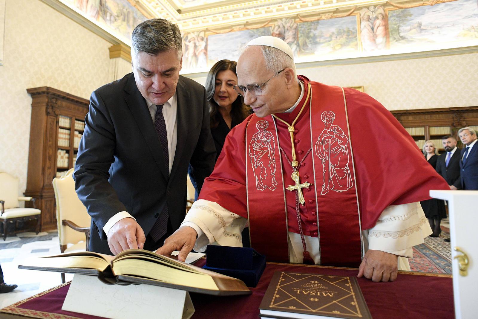 Zoran Milanović i Papa Lav IX (Foto: Imago/ImagoStock&People/Pixsell)