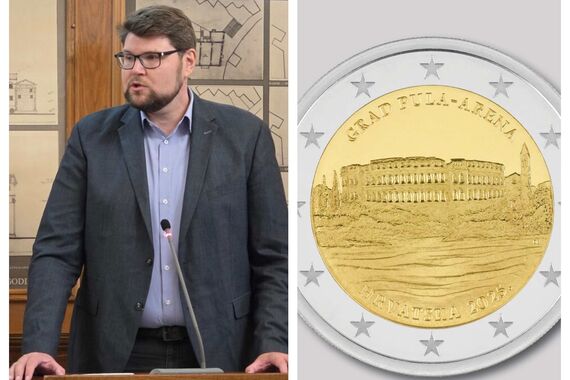 Gradonačelnik Grbin reagirao kod Narodne banke zbog kovanice s pulskom Arenom