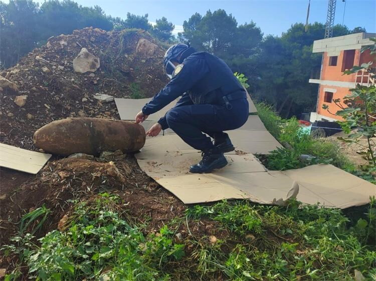 Nedavna deaktivacija bombe na Velom Vrhu (Foto: PU istarska)
