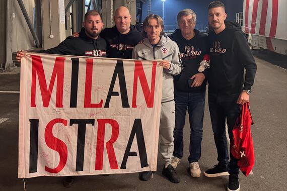 Članovi MilanIstre susreli se s Lukom Modrićem. Pogledajte video!