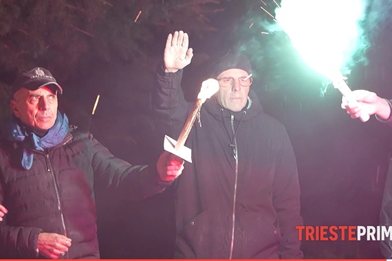 Bakljada i fašistički pozdrav: grupa nacionalista u Trstu i dalje Istru smatra svojom