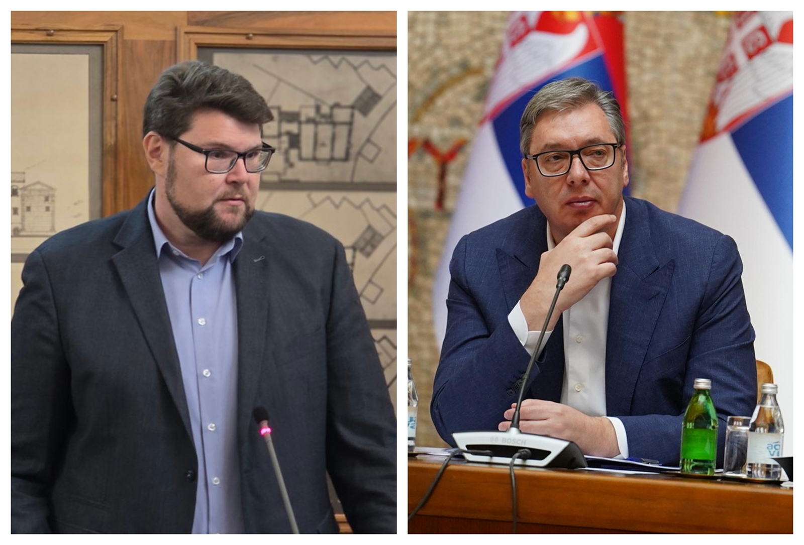 Peđa Grbin / Aleksandar Vučić