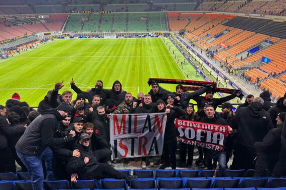 Istarski milanisti proslavili pobjedu protiv najvećeg rivala