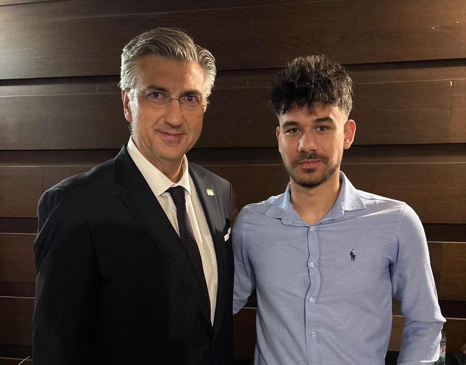 Andrej Plenković i Mihael Slivar 