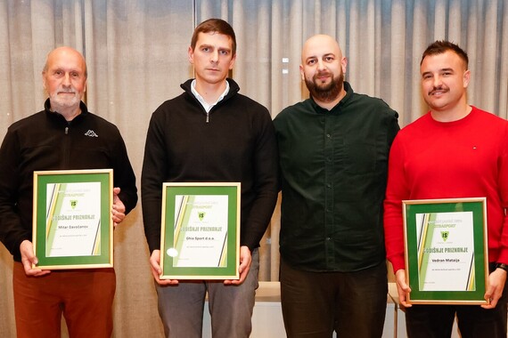 Dodijeljene tradicionalne godišnje nagrade u tri kategorije – sportaš, sportski djelatnik i sponzor
