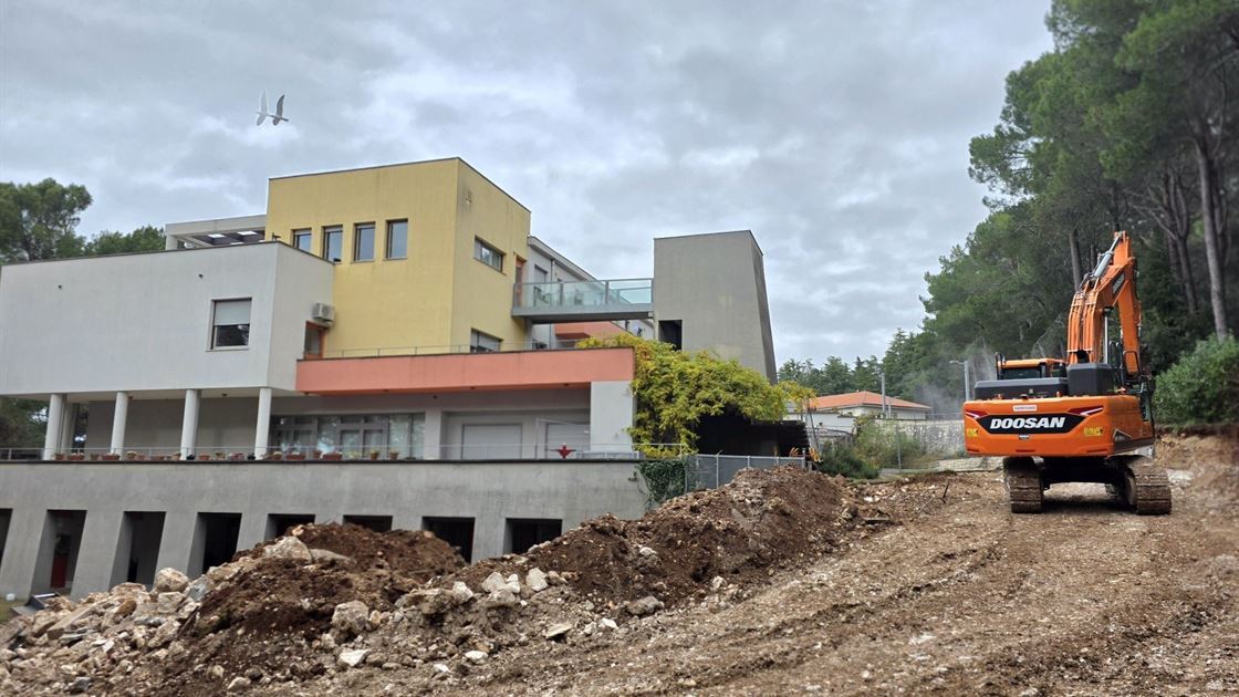 Radovi na proširenju Doma za starije i nemoćne Poreč