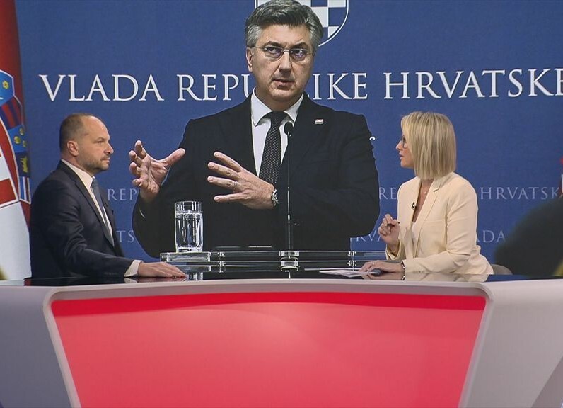 Siniša Hajdaš Dončić u razgovoru s reporterkom Sabinom Tandarom Knezović (Foto: Dnevnik Nove TV)